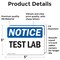 Signmission Test Lab, 5 in W x Rectangle, Vinyl Decal OS-2PACK-NS-D-35-L-18543 - alternate 3